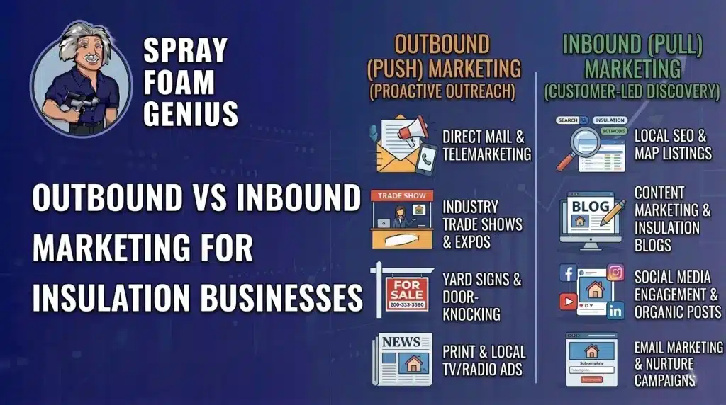 Outbound vs Inbound Marketing for Insulation Businesses