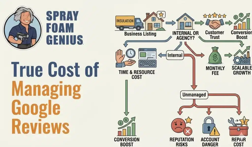 True Cost of Managing Google Reviews for an Insulation Business