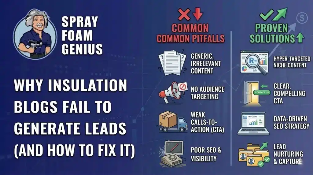 Why Most Insulation Contractor Blogs Fail to Generate a Single Lead