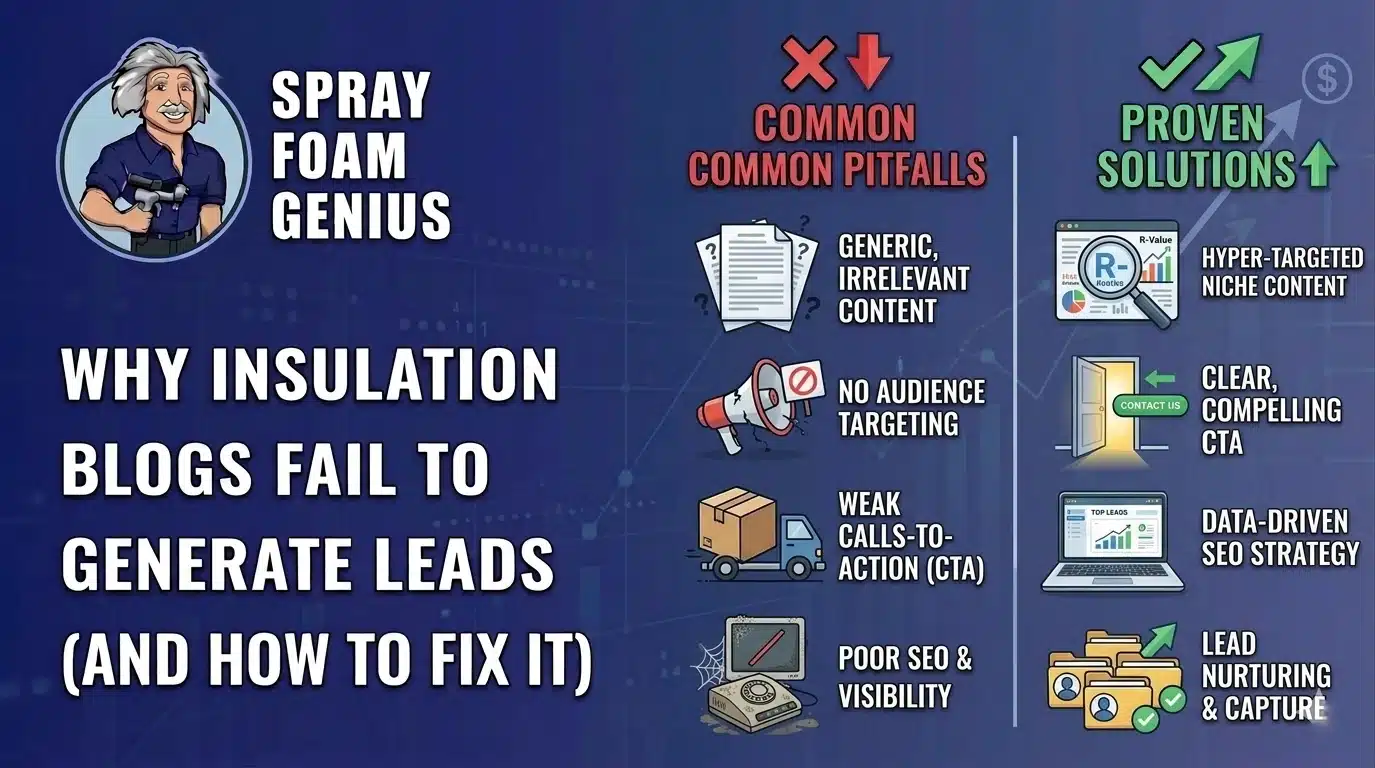 Why Most Insulation Contractor Blogs Fail to Generate a Single Lead Why Most Insulation Contractor Blogs Fail to Generate a Single Lead