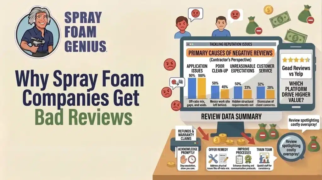Why Spray Foam Companies Get Bad Reviews and How to Prevent It