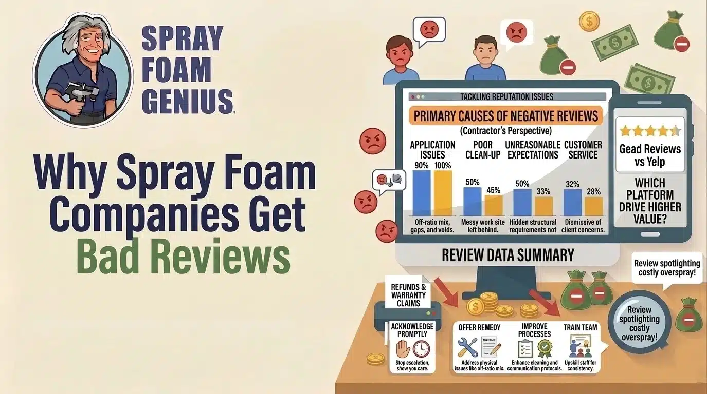 Why Spray Foam Companies Get Bad Reviews and How to Prevent It