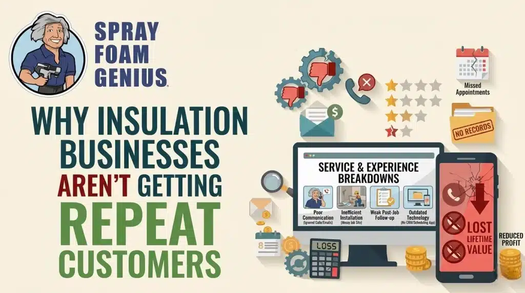 Why Your Insulation Business Isn&rsquo;t Getting Repeat Customers (And How to Fix It)