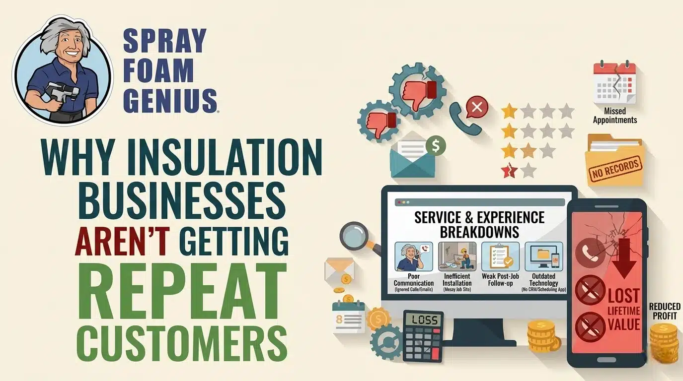 Why Your Insulation Business Isn&rsquo;t Getting Repeat Customers (And How to Fix It)