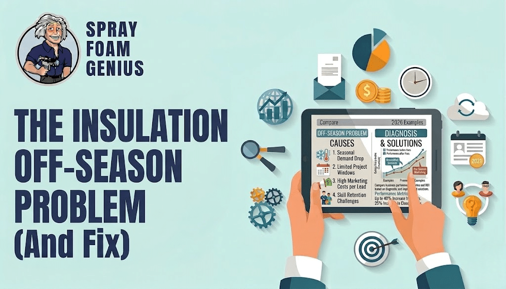 Why Your Insulation Business Struggles During the Off-Season (And How to Stay Busy Year-Round)