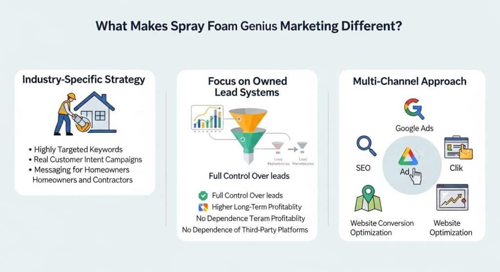 What Makes Spray Foam Genius Marketing Different?