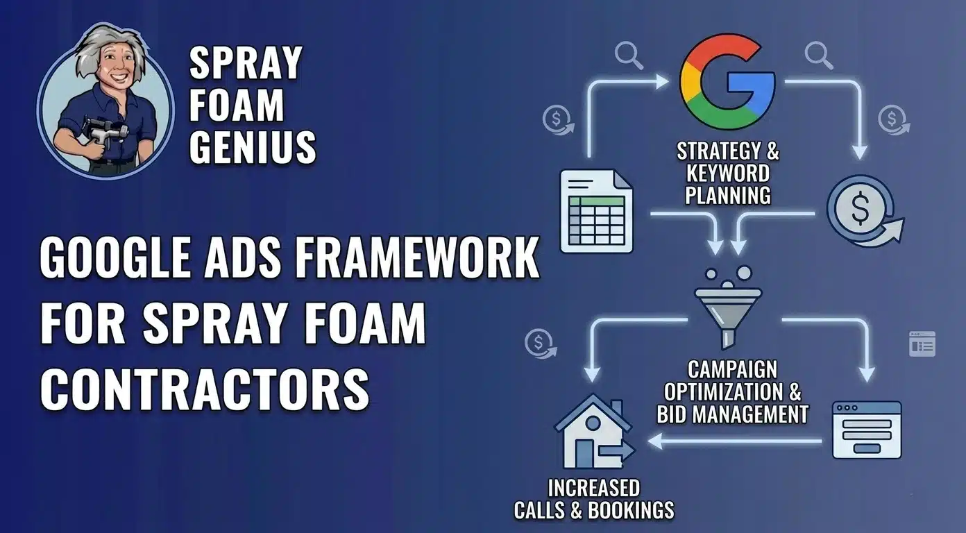 Google Ads Framework for Spray Foam Contractors Google Ads Framework for Spray Foam Contractors