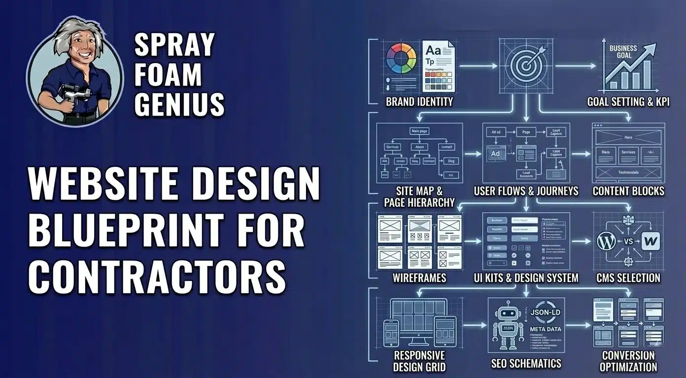 The Website Design Blueprint for High-Converting Spray Foam Contractor Sites