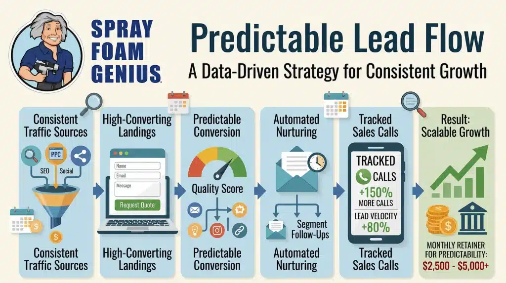 How to Create a Predictable Lead Flow for Your Spray Foam Business