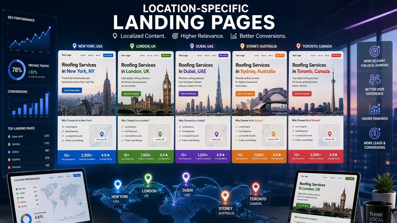 Location-Specific Landing Pages Location-Specific Landing Pages