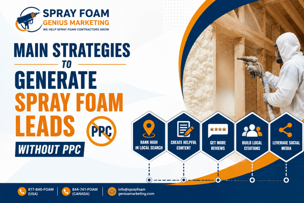 Main Strategies to Generate Spray Foam Leads Without PPC