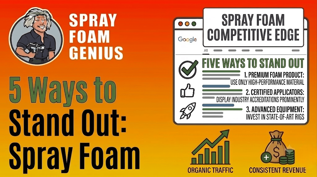 5 Ways to Stand Out in a Competitive Spray Foam Market