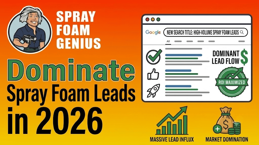 How to Get More Spray Foam Insulation Leads in 2026