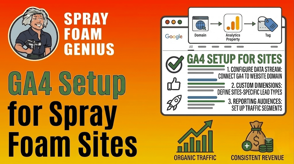 How to Set Up Google Analytics 4 (GA4) for Your Spray Foam Insulation Website