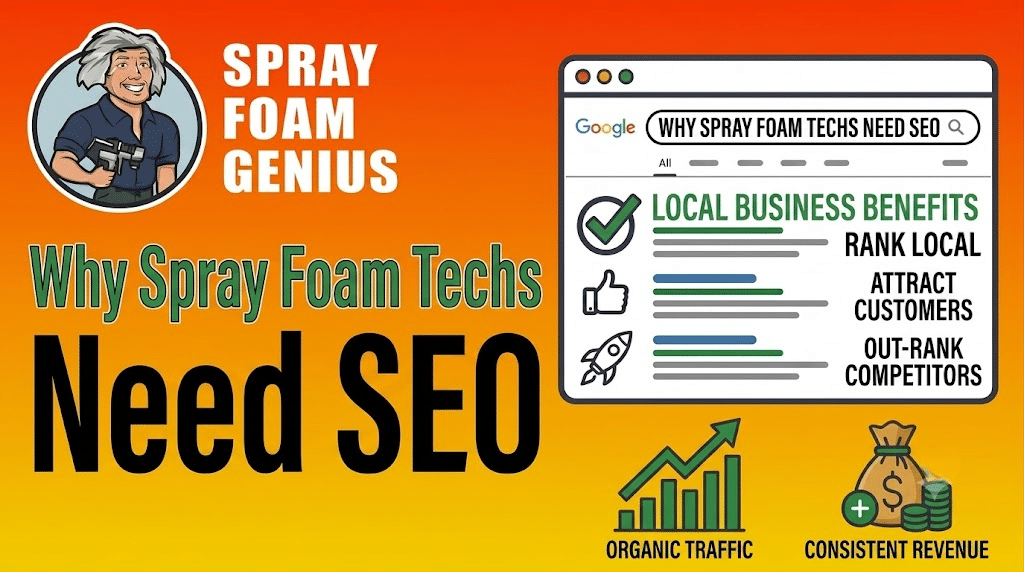 Why Spray Foam Insulation Contractors Need SEO (Not Just Ads)